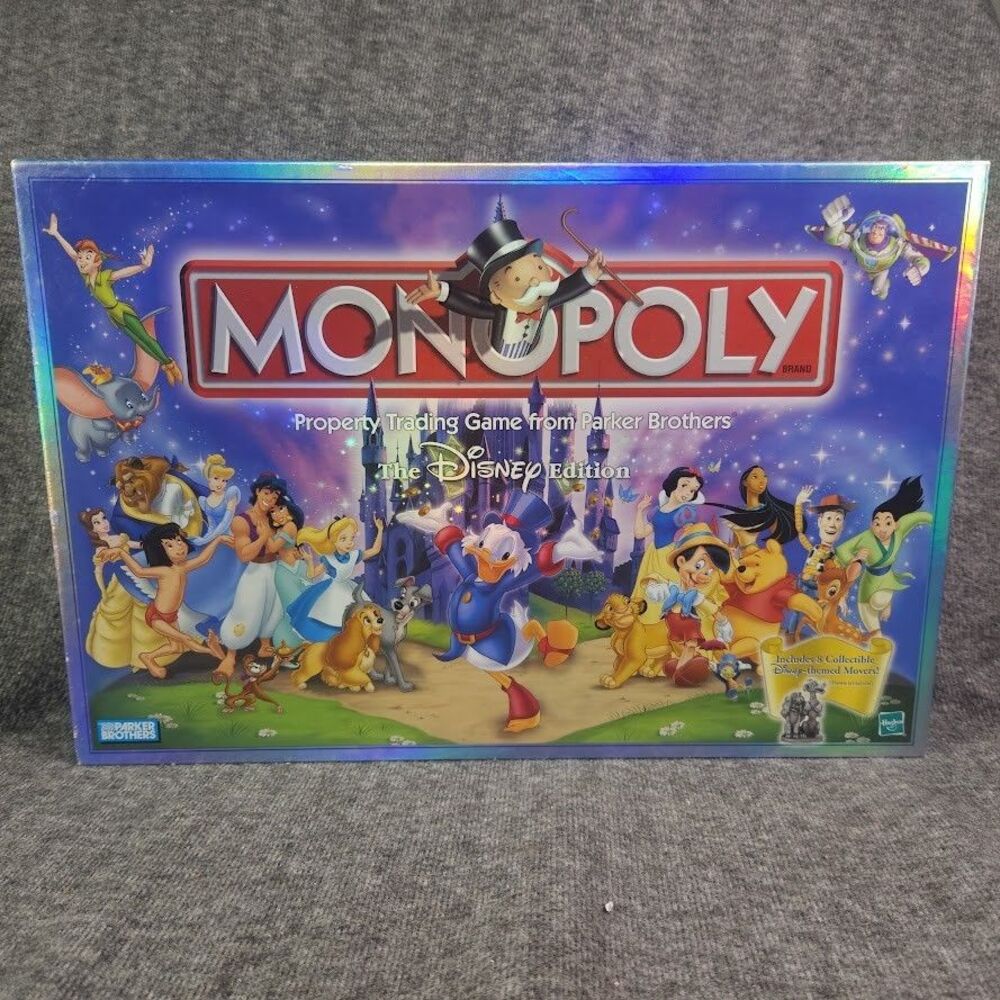 Monopoly Disney Edition 2001 Hasbro Parker Brothers New Sealed Contents NIB